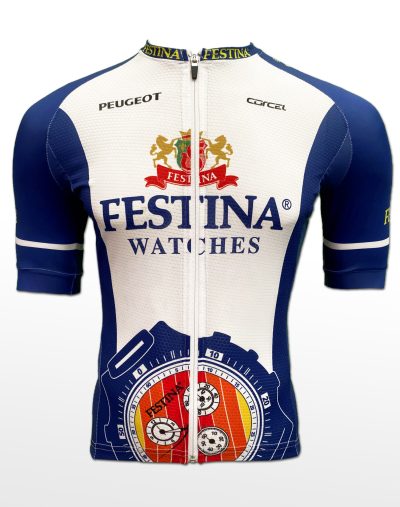 Maillot ciclismo vintage Festina - Foto frontal