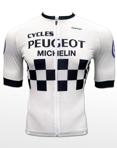 Maillot ciclismo vintage Peugeot - Frente